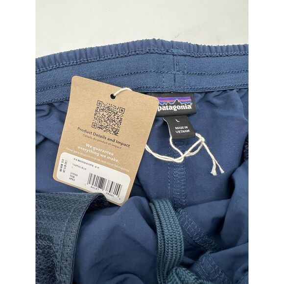 Patagonia Women's Athletic Shorts - Navy Blue - Picture 3 of 4